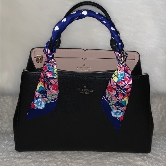 Cheetah Parrot 🦜 Hearts Scarves Twilly Tie - Picture 1 of 3